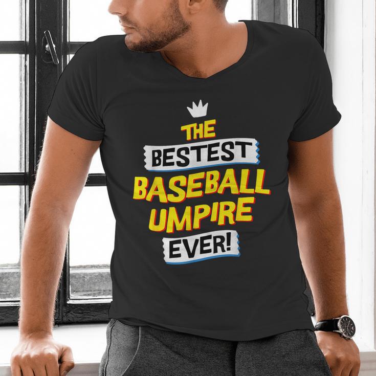 Best Baseball Umpire Job Occupation Men's V-Neck T-Shirt