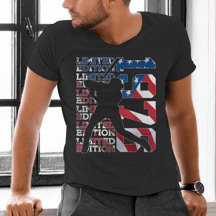 Limited Edition 1976 Baseball 50TH Birthday Men's V-Neck T-Shirt Limited Edition 1976 Baseball 50TH Birthday Men's V-Neck T-Shirt