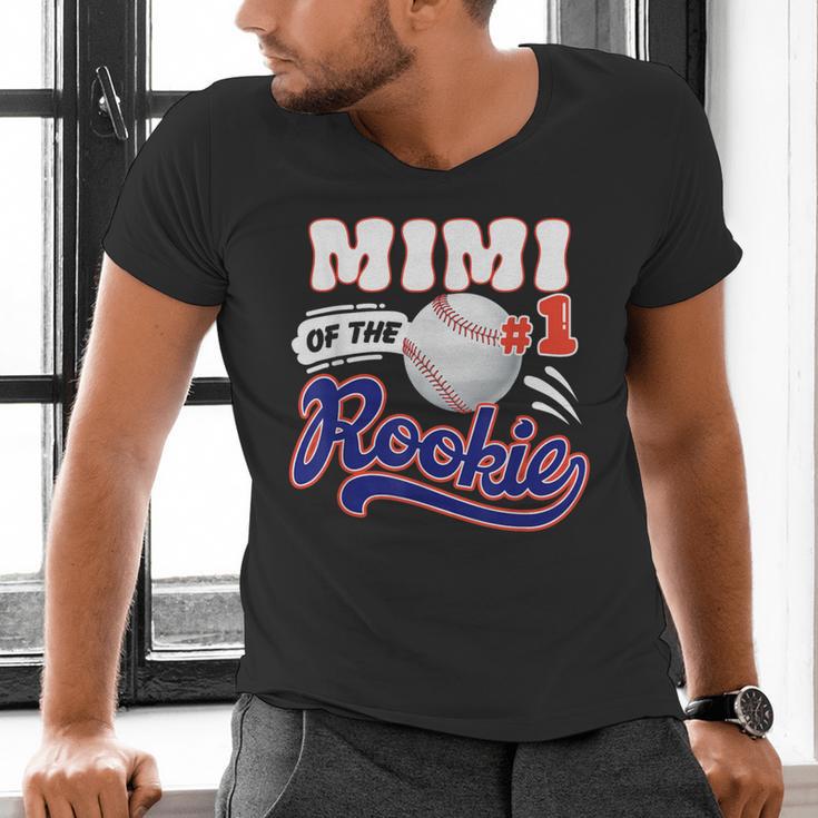 Mimi Rookie Of Year 1st Birthday Baseball Theme Matching Men's V-Neck T-Shirt