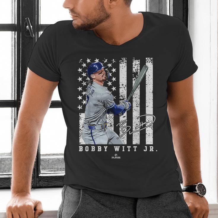 Show Your Pride Bobby WITT Jr Kansas City Baseball MLBPA Men's V-Neck T-Shirt Show Your Pride Bobby WITT Jr Kansas City Baseball MLBPA Men's V-Neck T-Shirt