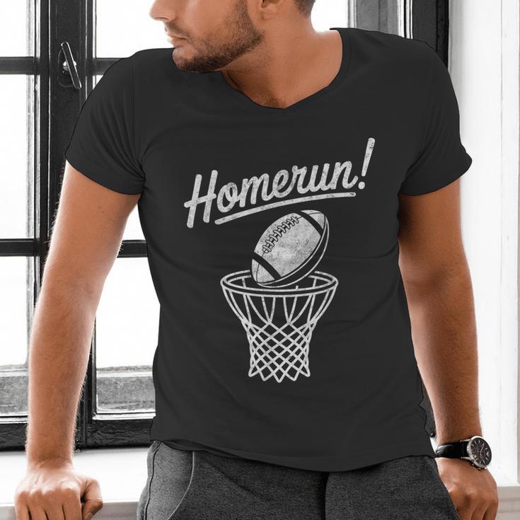 Sports Homerun Football Basketball Baseball Joke Tee Men's V-Neck T-Shirt Sports Homerun Football Basketball Baseball Joke Tee Men's V-Neck T-Shirt