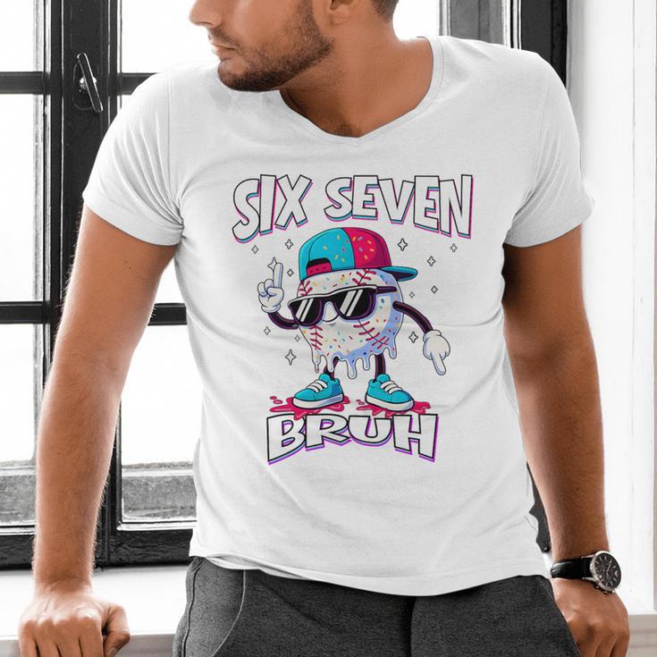 67 Meme Six Seven Baseball Ice Cream Drip Girls Boys Premium Tri-Blend Men's V-Neck T-Shirt 67 Meme Six Seven Baseball Ice Cream Drip Girls Boys Premium Tri-Blend Men's V-Neck T-Shirt