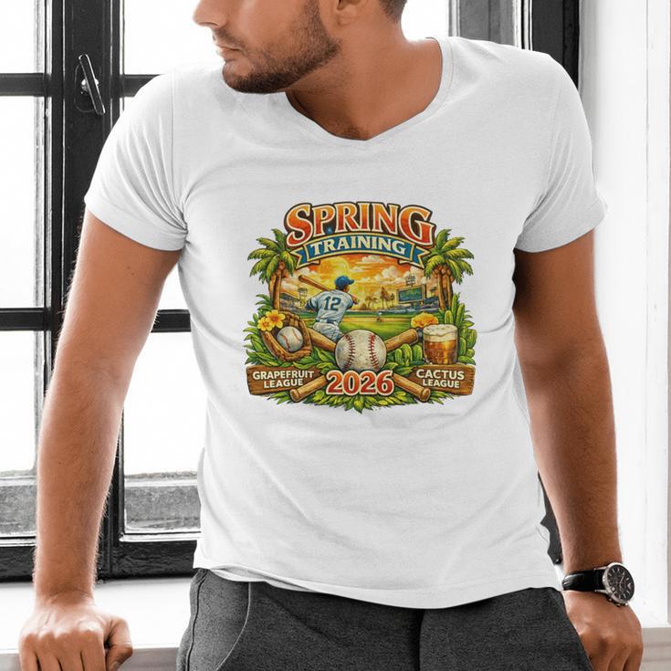 Awesome Spring Trainings 2026 Baseball Arizona Florida Men's V-Neck T-Shirt