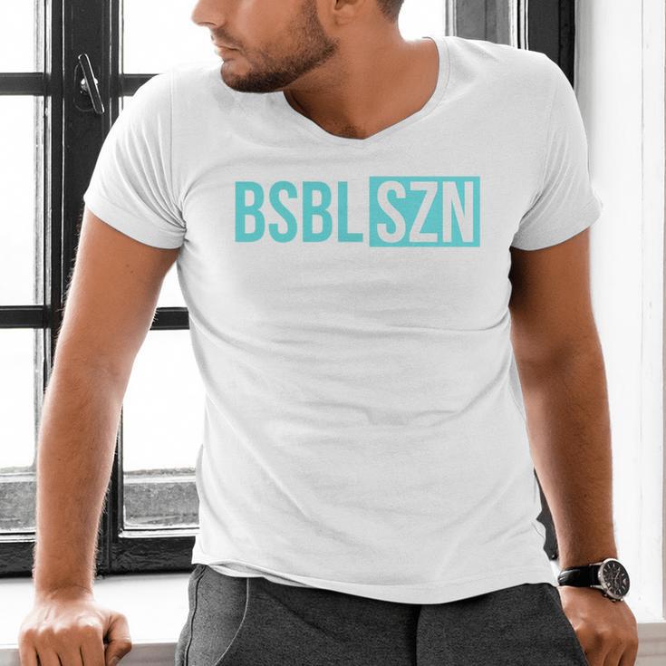 BSBL SZN Baseball Season Game Day Boys Girls Youth Premium Tri-Blend Men's V-Neck T-Shirt BSBL SZN Baseball Season Game Day Boys Girls Youth Premium Tri-Blend Men's V-Neck T-Shirt