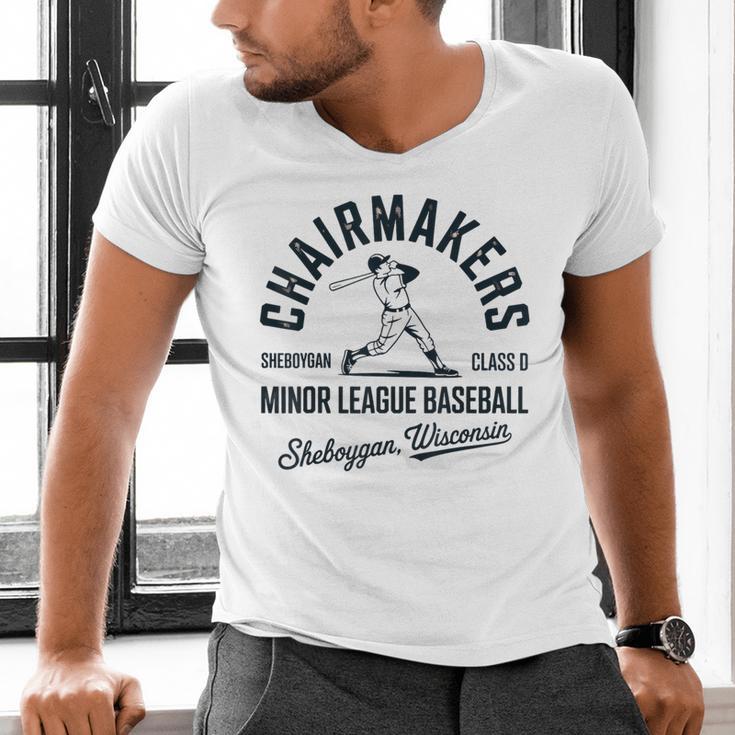 Chairmakers Sheboygan Minor League Baseball Men's V-Neck T-Shirt