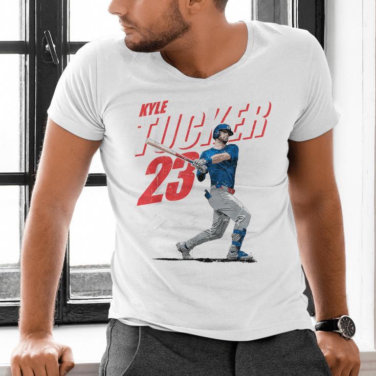 Kyle Tucker Los Angeles D Baseball Players MLBKYT204M Men's V-Neck T-Shirt Kyle Tucker Los Angeles D Baseball Players MLBKYT204M Men's V-Neck T-Shirt
