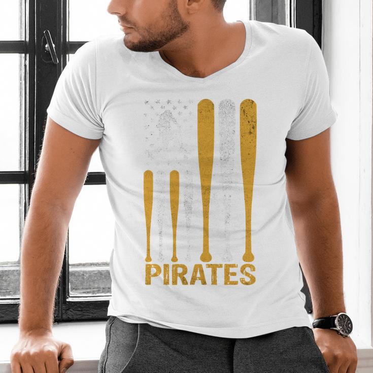 Pirates Baseball Fan Apparel For Sports Enthusiasts Men's V-Neck T-Shirt Pirates Baseball Fan Apparel For Sports Enthusiasts Men's V-Neck T-Shirt