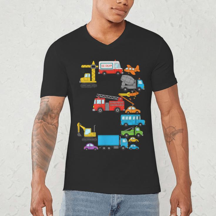 Baseball Ice Cream Drip Vehicles Youth Baseball Drip Men's V-Neck T-Shirt Baseball Ice Cream Drip Vehicles Youth Baseball Drip Men's V-Neck T-Shirt
