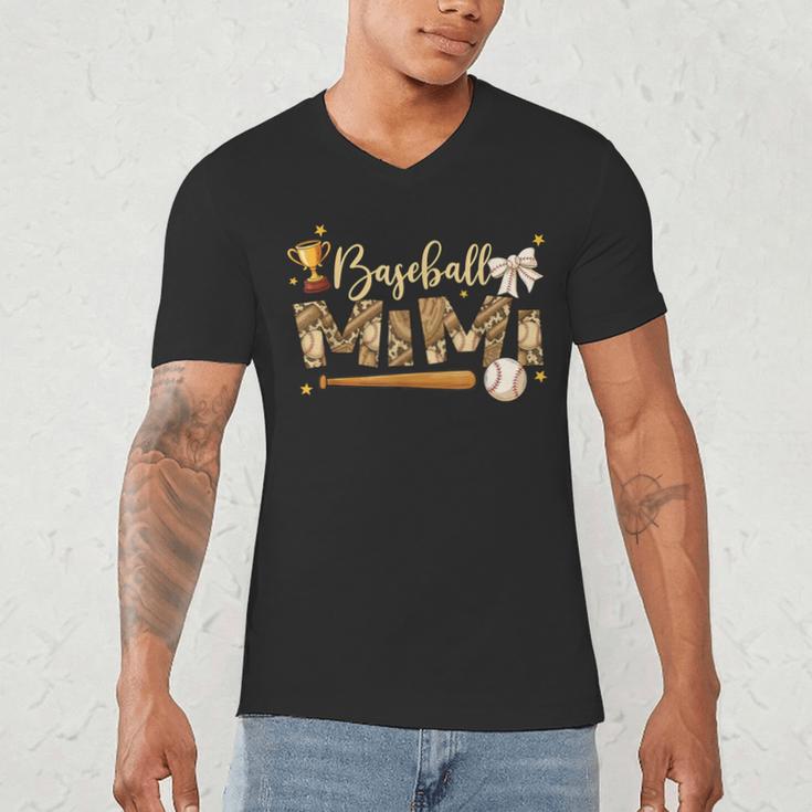 Baseball Mimi Vintage Baseball Lover Men's V-Neck T-Shirt Baseball Mimi Vintage Baseball Lover Men's V-Neck T-Shirt
