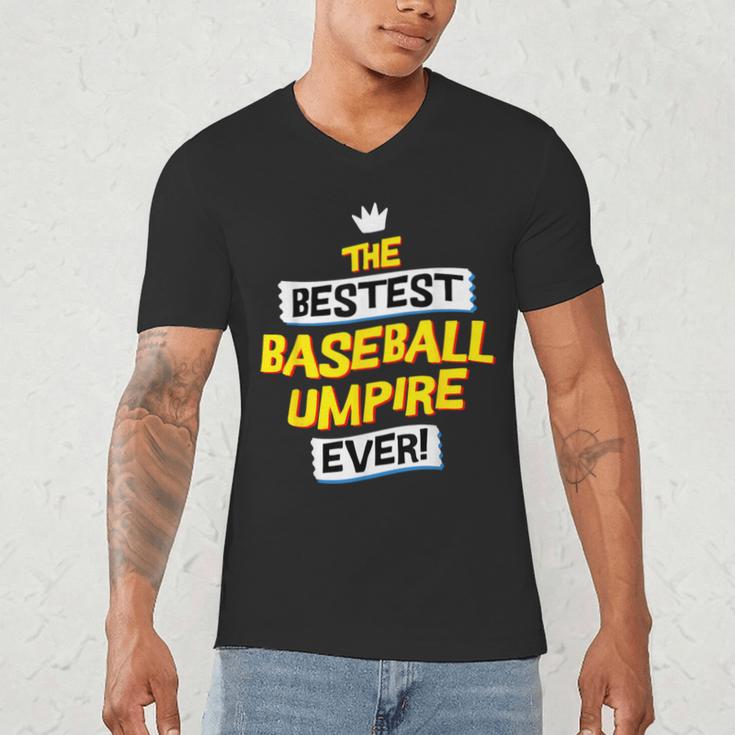 Best Baseball Umpire Job Occupation Men's V-Neck T-Shirt