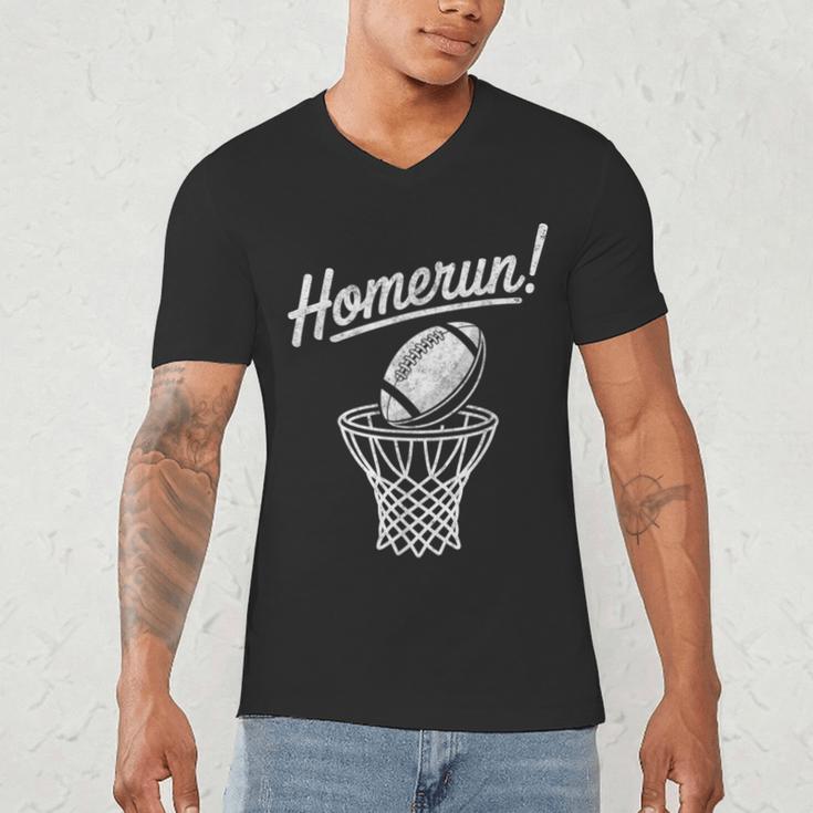 Sports Homerun Football Basketball Baseball Joke Tee Men's V-Neck T-Shirt Sports Homerun Football Basketball Baseball Joke Tee Men's V-Neck T-Shirt