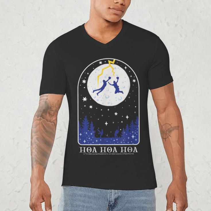 Twilight HOA HOA HOA Vampire Baseball Moonlight Movie Men's V-Neck T-Shirt Twilight HOA HOA HOA Vampire Baseball Moonlight Movie Men's V-Neck T-Shirt