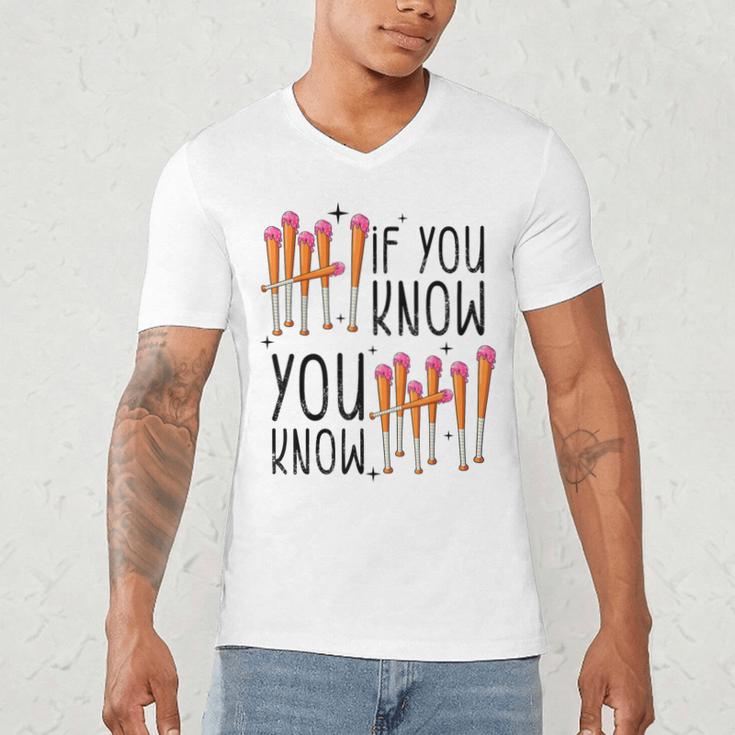 6 7 If You Know You Know Baseball Ice Cream Dip Men's V-Neck T-Shirt 6 7 If You Know You Know Baseball Ice Cream Dip Men's V-Neck T-Shirt