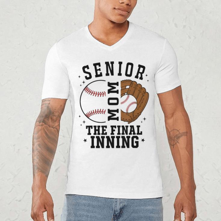 Baseball Senior Mom 2026 The Final Inning Men's V-Neck T-Shirt