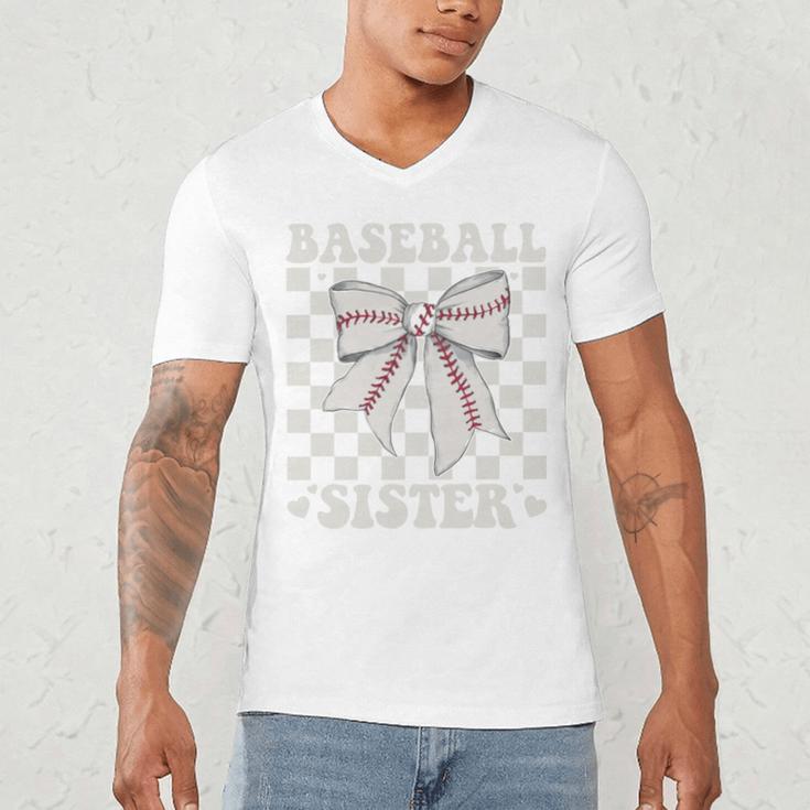 Baseball Sister Men's V-Neck T-Shirt Baseball Sister Men's V-Neck T-Shirt
