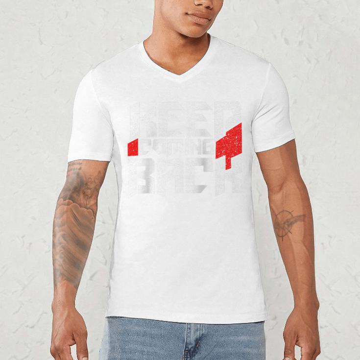 Keep Coming Back Celebrate Recovery Rehab NA AA Raglan Baseball Tee Men's V-Neck T-Shirt Keep Coming Back Celebrate Recovery Rehab NA AA Raglan Baseball Tee Men's V-Neck T-Shirt