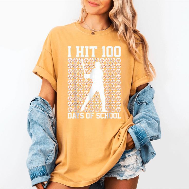 100 Days Of School Boys Kids 100th Day Balls For Baseball Women's Comfort Colors T-Shirt 100 Days Of School Boys Kids 100th Day Balls For Baseball Women's Comfort Colors T-Shirt