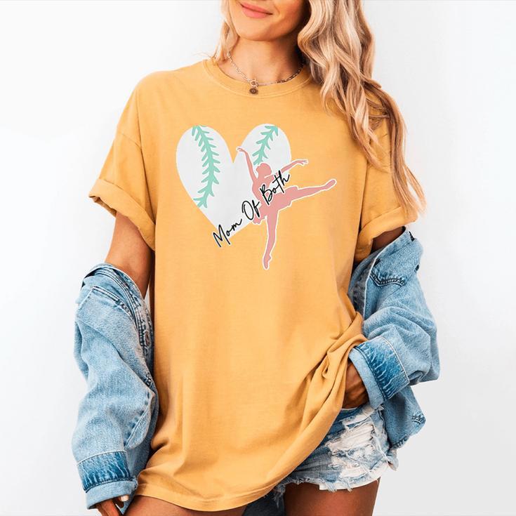 2 Sided Sorry Can't Dance Baseball Bye Mom Of Both Women's Comfort Colors T-Shirt 2 Sided Sorry Can't Dance Baseball Bye Mom Of Both Women's Comfort Colors T-Shirt