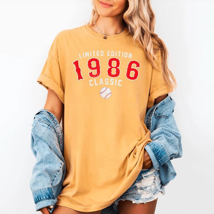 40 Year Old 1986 Classic Baseball 40th Birthday Women's Comfort Colors T-Shirt 40 Year Old 1986 Classic Baseball 40th Birthday Women's Comfort Colors T-Shirt