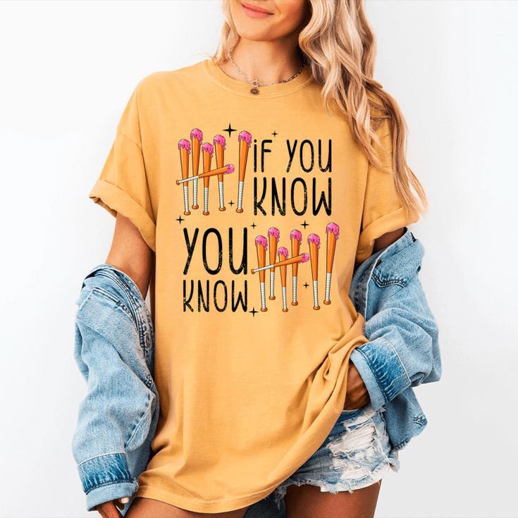 6 7 If You Know You Know Baseball Ice Cream Dip Women's Comfort Colors T-Shirt 6 7 If You Know You Know Baseball Ice Cream Dip Women's Comfort Colors T-Shirt
