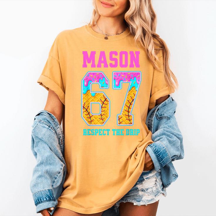 6 7 Mason Baseball Drip Women's Comfort Colors T-Shirt 6 7 Mason Baseball Drip Women's Comfort Colors T-Shirt
