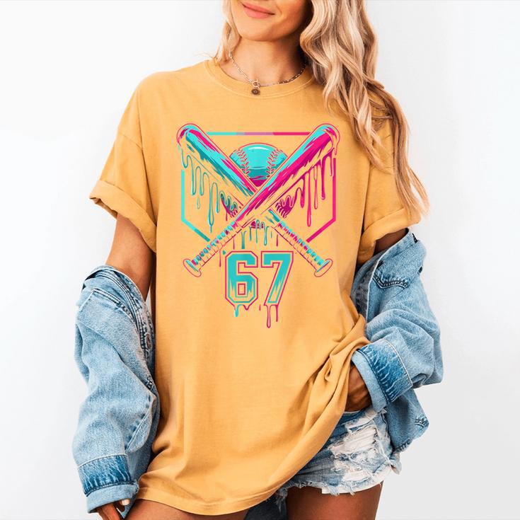 67 Baseball Drip Six Seven Gen Alpha Slag Women's Comfort Colors T-Shirt