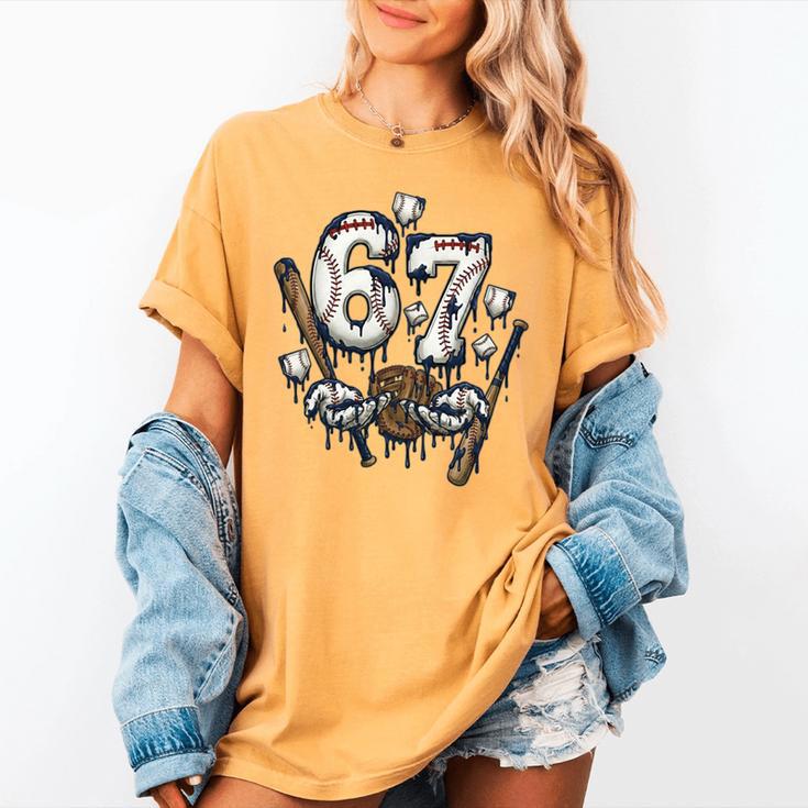 67 Baseball Six Seven Baseball 6 7 Kids Boys Girls Premium Tri-Blend Women's Comfort Colors T-Shirt 67 Baseball Six Seven Baseball 6 7 Kids Boys Girls Premium Tri-Blend Women's Comfort Colors T-Shirt