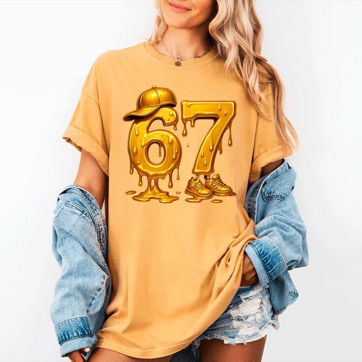 67 Brain Rot Meme Baseball Ice Cream Drip For Kids & Teens Women's Comfort Colors T-Shirt 67 Brain Rot Meme Baseball Ice Cream Drip For Kids & Teens Women's Comfort Colors T-Shirt