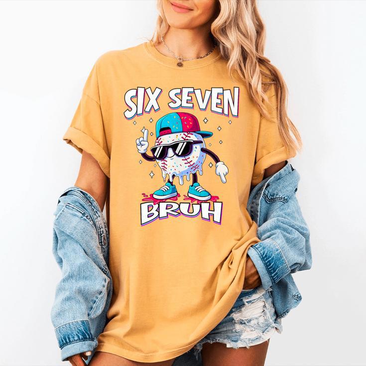 67 Meme Six Seven Baseball Ice Cream Drip Girls Boys Premium Tri-Blend Women's Comfort Colors T-Shirt