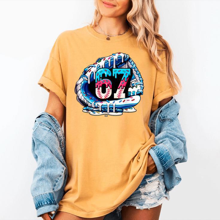 67 Meme Slang Baseball Glove Drip Ice Cream Six Seven 6 7 Women's Comfort Colors T-Shirt