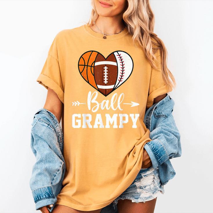Ball Grampy Basketball Football Baseball Player Women's Comfort Colors T-Shirt