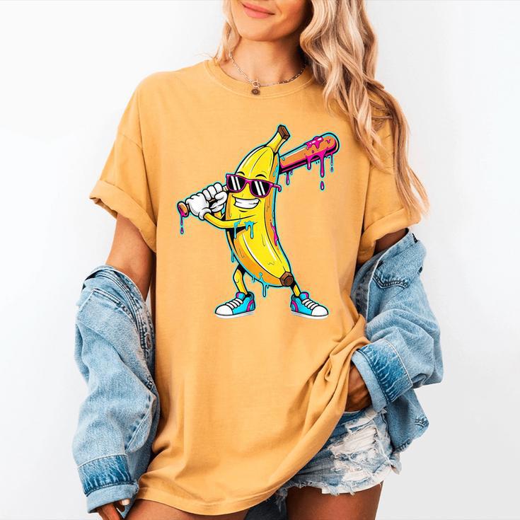 Banana Baseball Drip Kids Youth Boys Girls Women's Comfort Colors T-Shirt Banana Baseball Drip Kids Youth Boys Girls Women's Comfort Colors T-Shirt