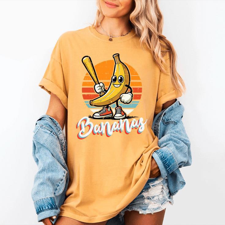 Bananas Baseball Sunset Retro Fruit Sports Boys Kids Men Premium Tri-Blend Women's Comfort Colors T-Shirt Bananas Baseball Sunset Retro Fruit Sports Boys Kids Men Premium Tri-Blend Women's Comfort Colors T-Shirt