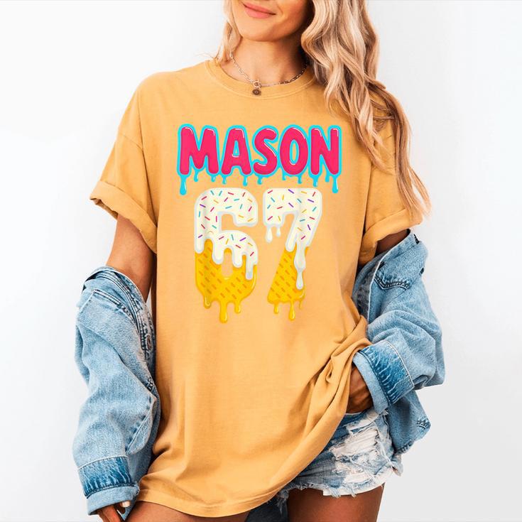 Baseball 6 7 Ice Cream Drip Number 67 Six Seven Meme Women's Comfort Colors T-Shirt