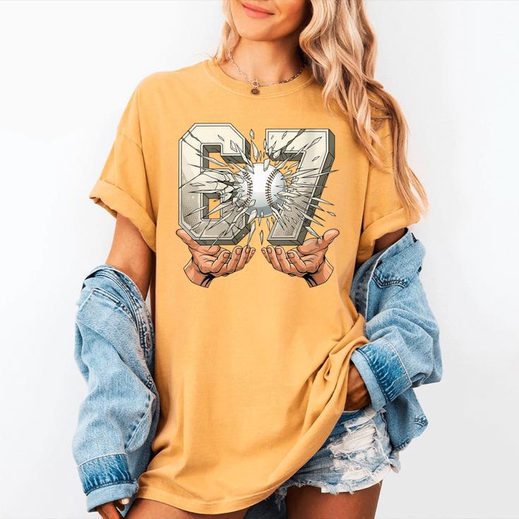 Baseball 67 Six Seven Gen Alpha Meme Women's Comfort Colors T-Shirt
