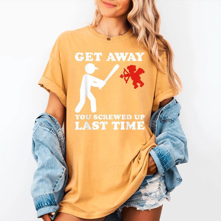 Baseball Anti Valentine Humor Cupid Joke Men Women Women's Comfort Colors T-Shirt Baseball Anti Valentine Humor Cupid Joke Men Women Women's Comfort Colors T-Shirt