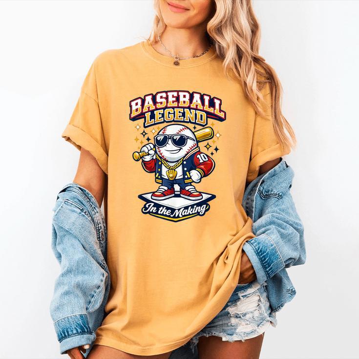 Baseball Cute Youth Ice Cream Valentine Day Sporty Fun Women's Comfort Colors T-Shirt Baseball Cute Youth Ice Cream Valentine Day Sporty Fun Women's Comfort Colors T-Shirt