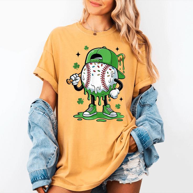 Baseball Drip For Boys Ice Cream Drip Baseball Player Women's Comfort Colors T-Shirt Baseball Drip For Boys Ice Cream Drip Baseball Player Women's Comfort Colors T-Shirt