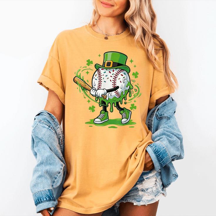 Baseball Drip For Boys Ice Cream Drip Youth St Patricks Day Women's Comfort Colors T-Shirt Baseball Drip For Boys Ice Cream Drip Youth St Patricks Day Women's Comfort Colors T-Shirt