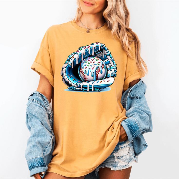 Baseball Drip Ice Cream Sprinkles Baseball Glove Premium Tri-Blend Women's Comfort Colors T-Shirt Baseball Drip Ice Cream Sprinkles Baseball Glove Premium Tri-Blend Women's Comfort Colors T-Shirt