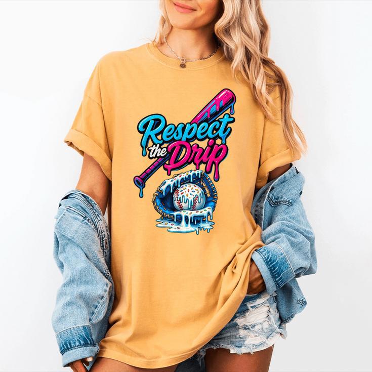 Baseball Drip Ice Cream Sprinkles Youth Boys Baseball Glove Women's Comfort Colors T-Shirt Baseball Drip Ice Cream Sprinkles Youth Boys Baseball Glove Women's Comfort Colors T-Shirt