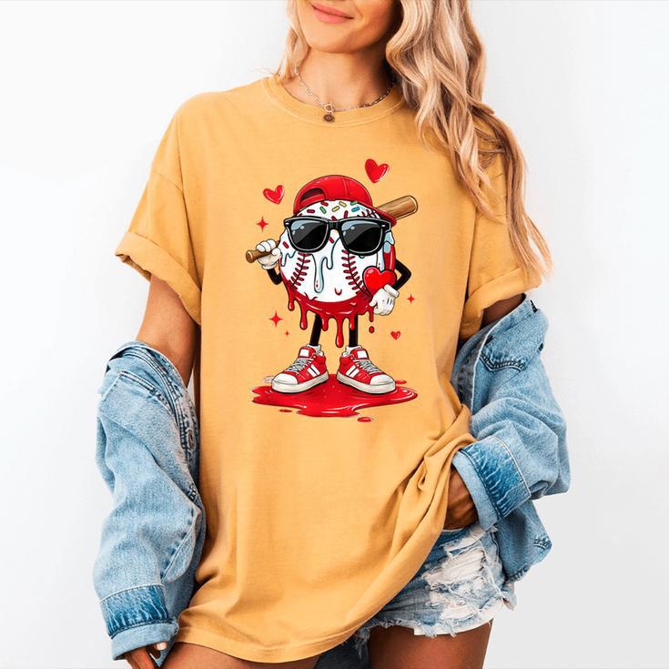 Baseball Drip Ice Cream Sunglasses Boys Youth Kids Valentine Women's Comfort Colors T-Shirt