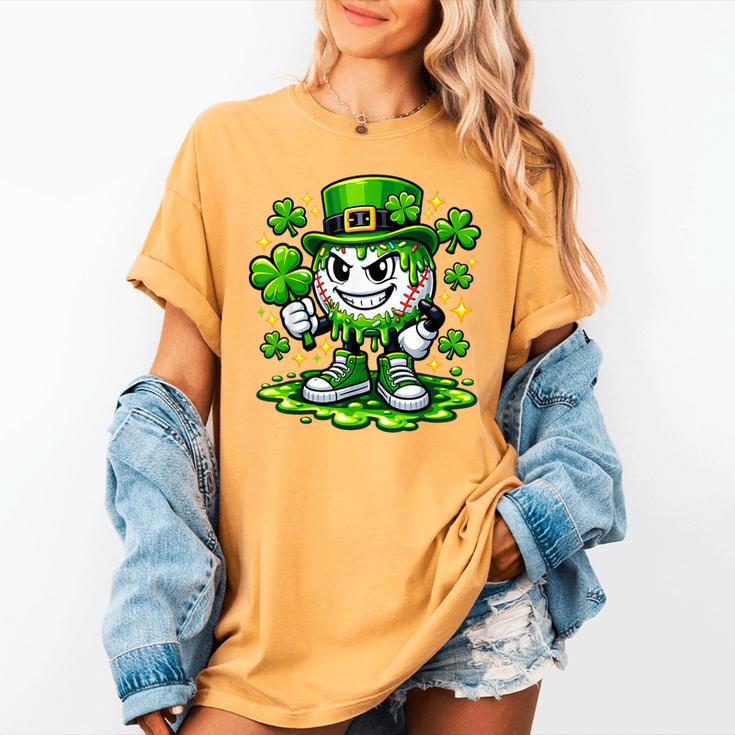 Baseball Drip Icecream Apparel Youth Boy St Patrick Day Women's Comfort Colors T-Shirt Baseball Drip Icecream Apparel Youth Boy St Patrick Day Women's Comfort Colors T-Shirt