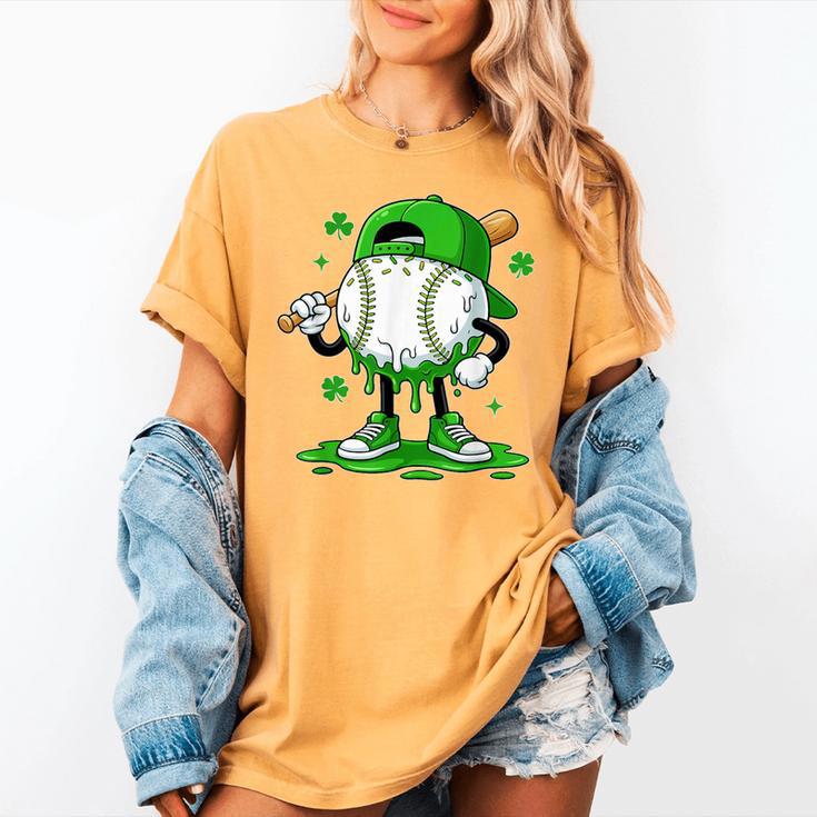 Baseball Drip Icecream Apparel Youth Boy St Patrick's Day Women's Comfort Colors T-Shirt Baseball Drip Icecream Apparel Youth Boy St Patrick's Day Women's Comfort Colors T-Shirt