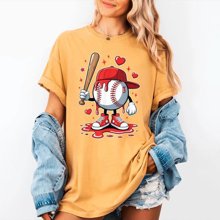 Baseball Drip Icecream Apparel Youth Boy Valentine Women's Comfort Colors T-Shirt Baseball Drip Icecream Apparel Youth Boy Valentine Women's Comfort Colors T-Shirt