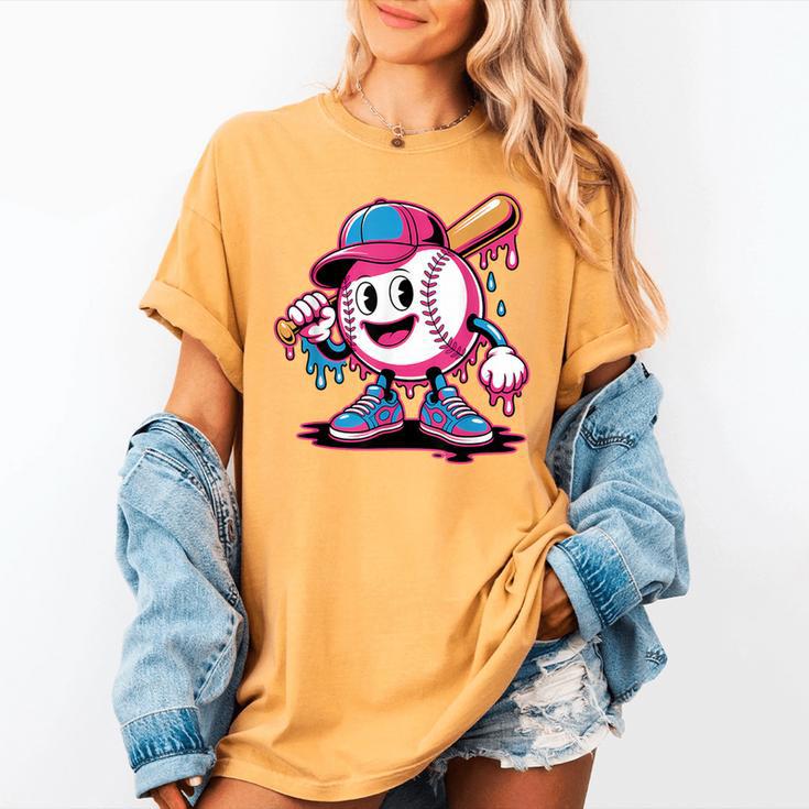 Baseball Ice Cream Shirt Cool Baseball Drip For Boys Women's Comfort Colors T-Shirt Baseball Ice Cream Shirt Cool Baseball Drip For Boys Women's Comfort Colors T-Shirt