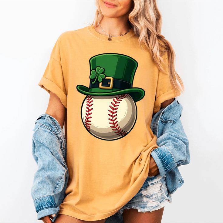 Baseball Leprechaun Hat Saint Patrick Retro Women's Comfort Colors T-Shirt Baseball Leprechaun Hat Saint Patrick Retro Women's Comfort Colors T-Shirt