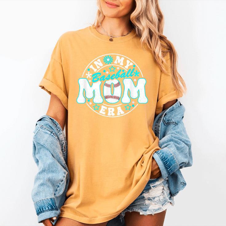 Baseball Mom Era Game Day Women's Women's Comfort Colors T-Shirt Baseball Mom Era Game Day Women's Women's Comfort Colors T-Shirt