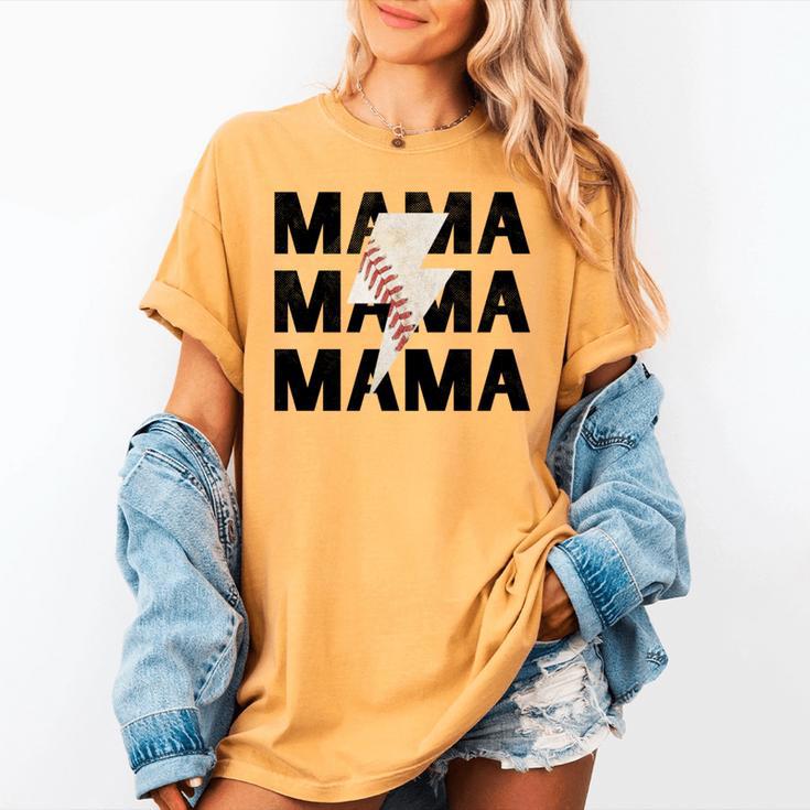 Baseball Mom Game Day Baseball Season Gameday Sports Mama Women's Comfort Colors T-Shirt Baseball Mom Game Day Baseball Season Gameday Sports Mama Women's Comfort Colors T-Shirt
