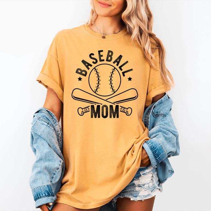Baseball Mom Homerun Best Mom Sport Athlete Women's Comfort Colors T-Shirt Baseball Mom Homerun Best Mom Sport Athlete Women's Comfort Colors T-Shirt